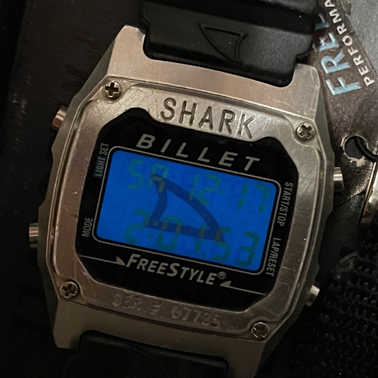 WTS] Freestyle Shark Billet Aluminum Machined Case Digital Surf Watch w/Tin  & Spare Band Rare Japanese Model | WatchCharts Marketplace