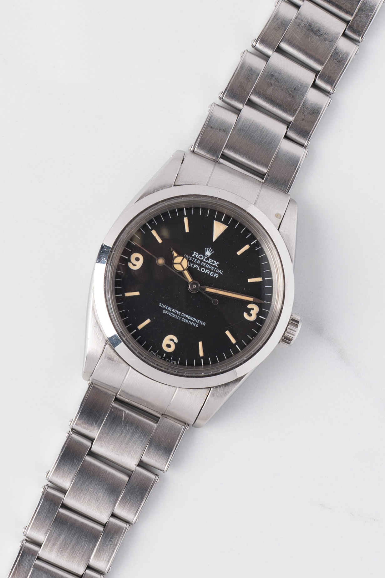 FS 1967 Rolex Explorer 1016 with Box Papers and Service Papers