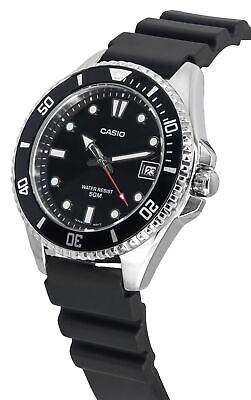 Casio Standard Analog Resin Strap Black Dial Quartz MDV-10-1A1