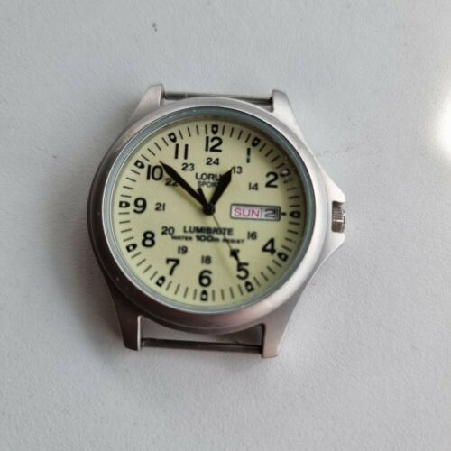 GENTS LORUS BY SEIKO VJ33 X025 SPORT S LUMIBRITE MILITARY STYLE