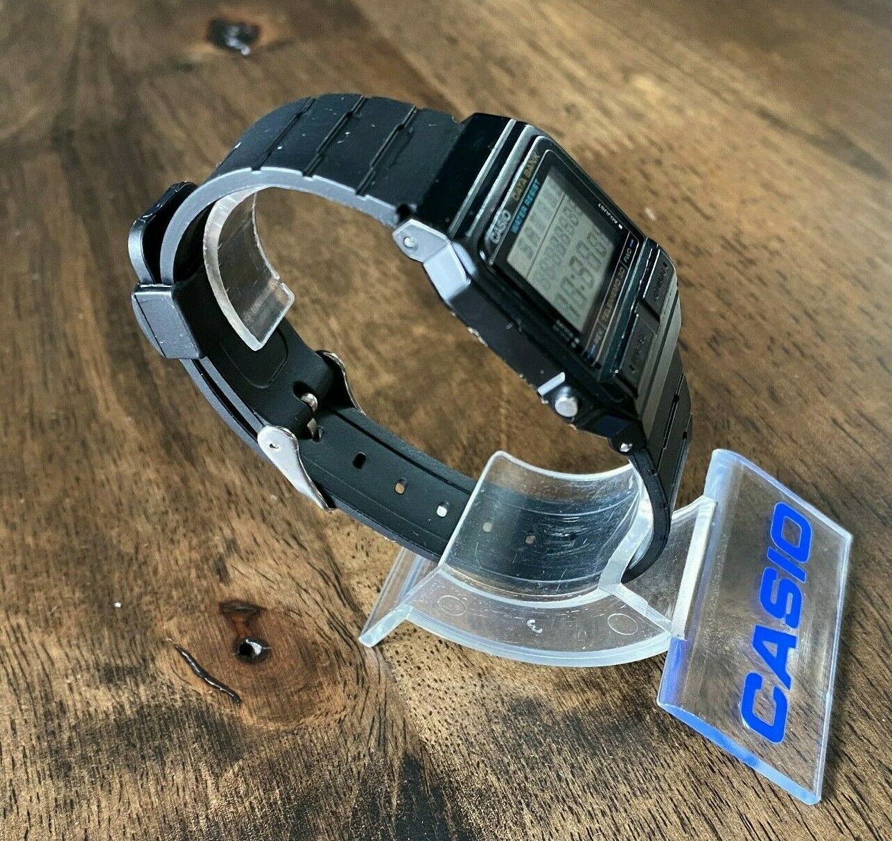 Vintage 1988 Casio DB-31 Data Bank Digital Watch Telememo 30 w