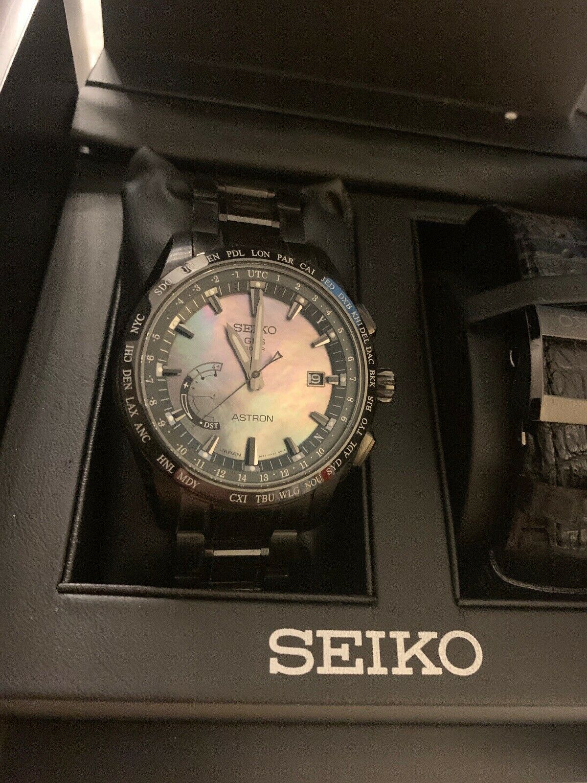 seiko astron mother of pearl
