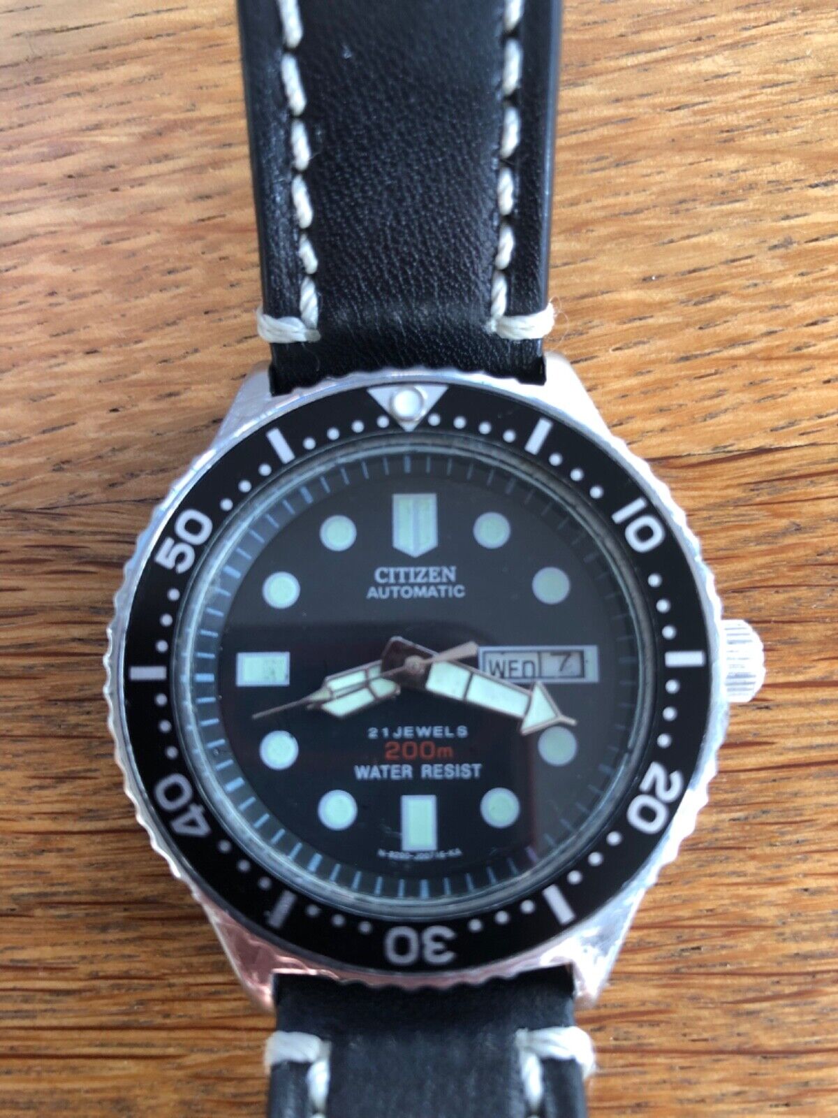 VINTAGE CITIZEN AUTOMATIC DIVER WATCH - 4 822145 Y MODEL