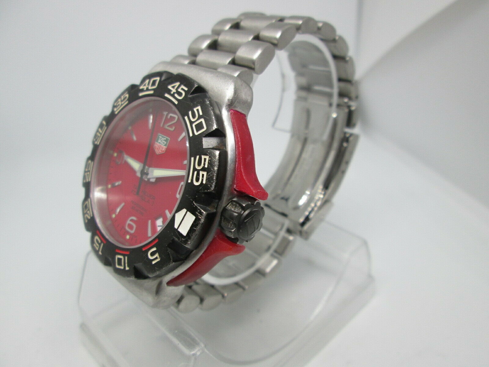 TAG Heuer フォーミュラ1 WAC1113 SS QZ Bonhams : TAG Heuer. A stainless steel quartz calendar