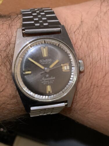 Montre Duward Aquastar Grand Air 1686 - Vintage Des Années 1960 - Mécanique Automatique - Homme