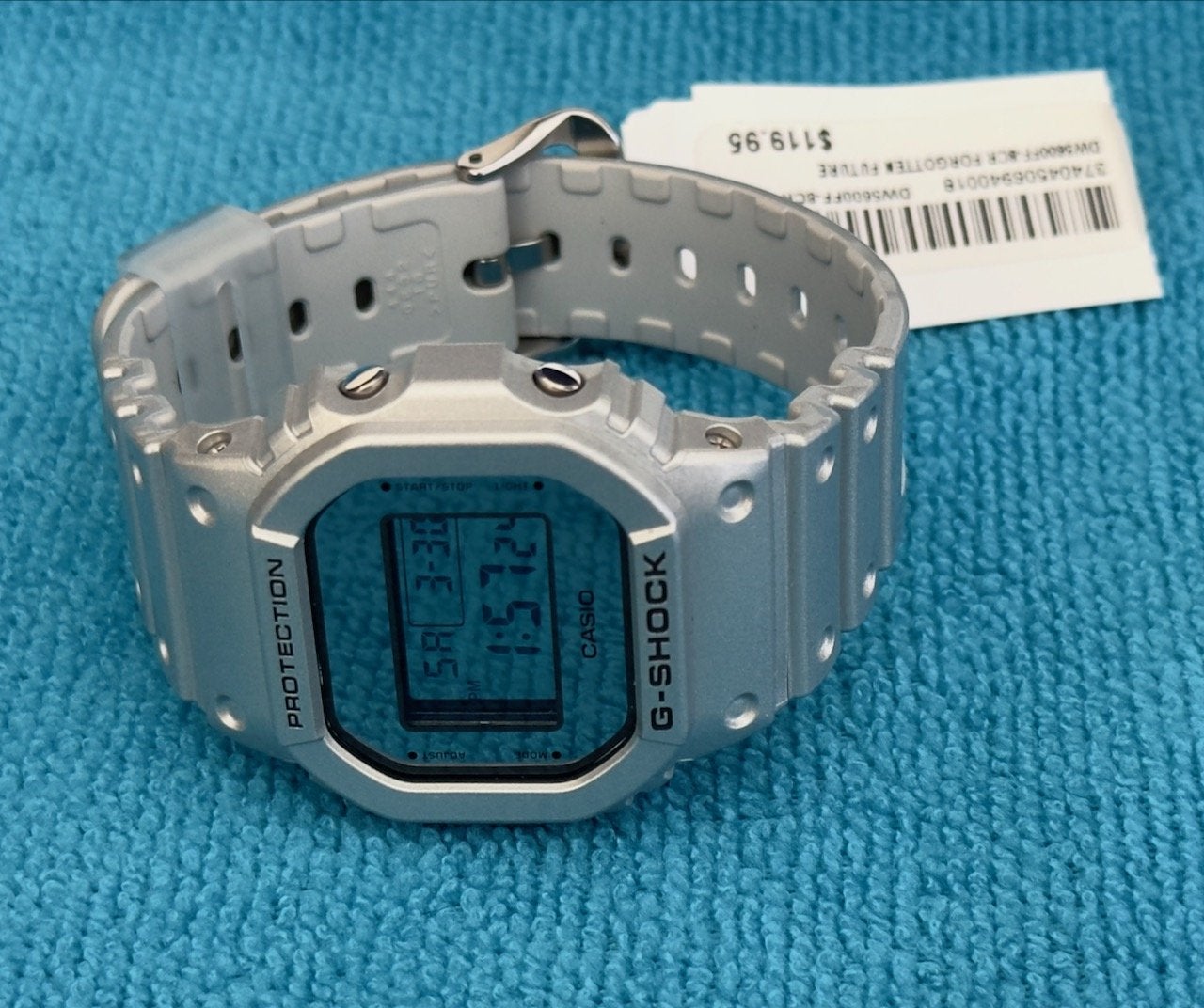 G-Shock DW5600FF-8 (Silver Square) | WatchCharts Marketplace