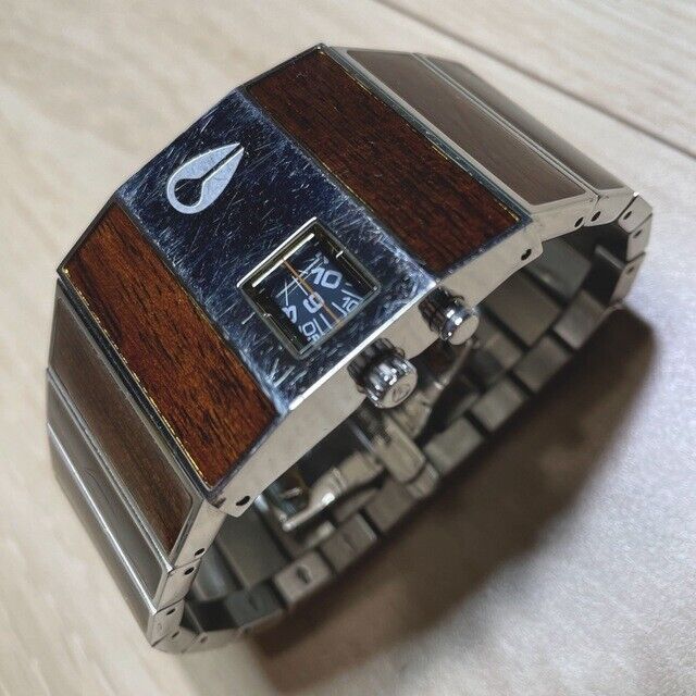 NIXON ROTOLOG Bamboo Watch wood Excellent | WatchCharts Marketplace