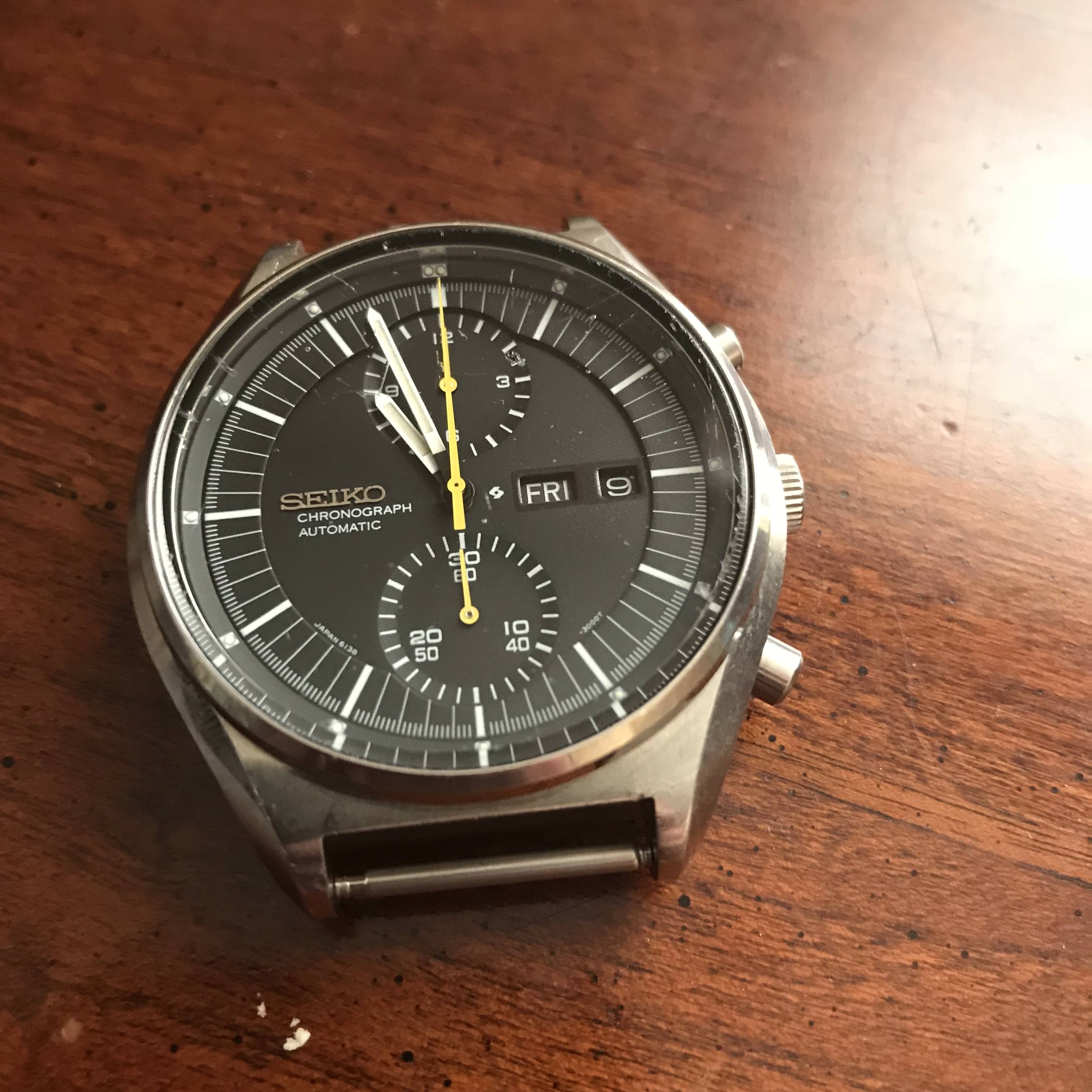 FS Seiko 6138 3009 Jumbo Chronograph Untouched Rare North