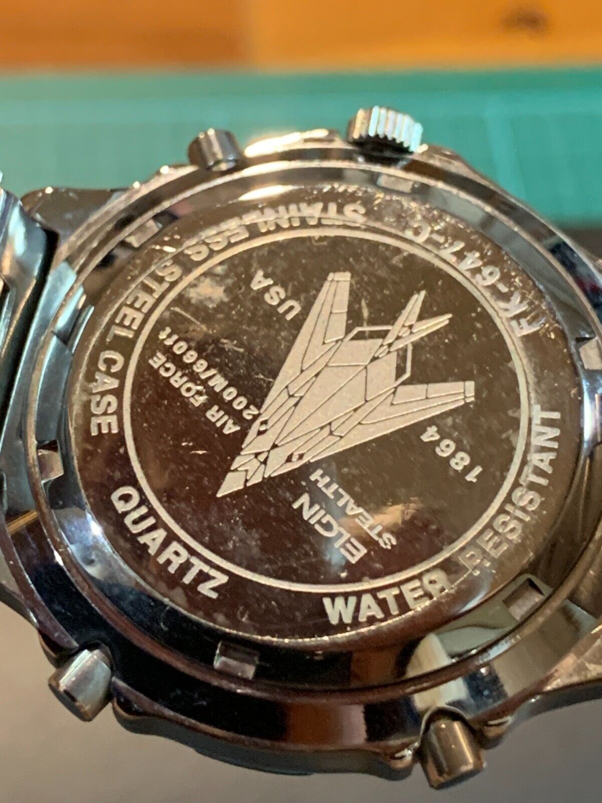 ELGIN AERO GEAR STEALTH FK-647-C Purple Dial Men