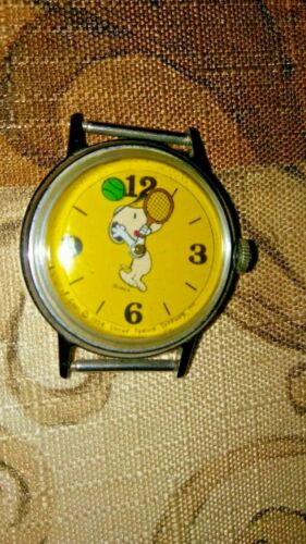 Vintage 1958 Timex SNOOPY Tennis Watch, Water Resistant, Stainless Steel |  WatchCharts