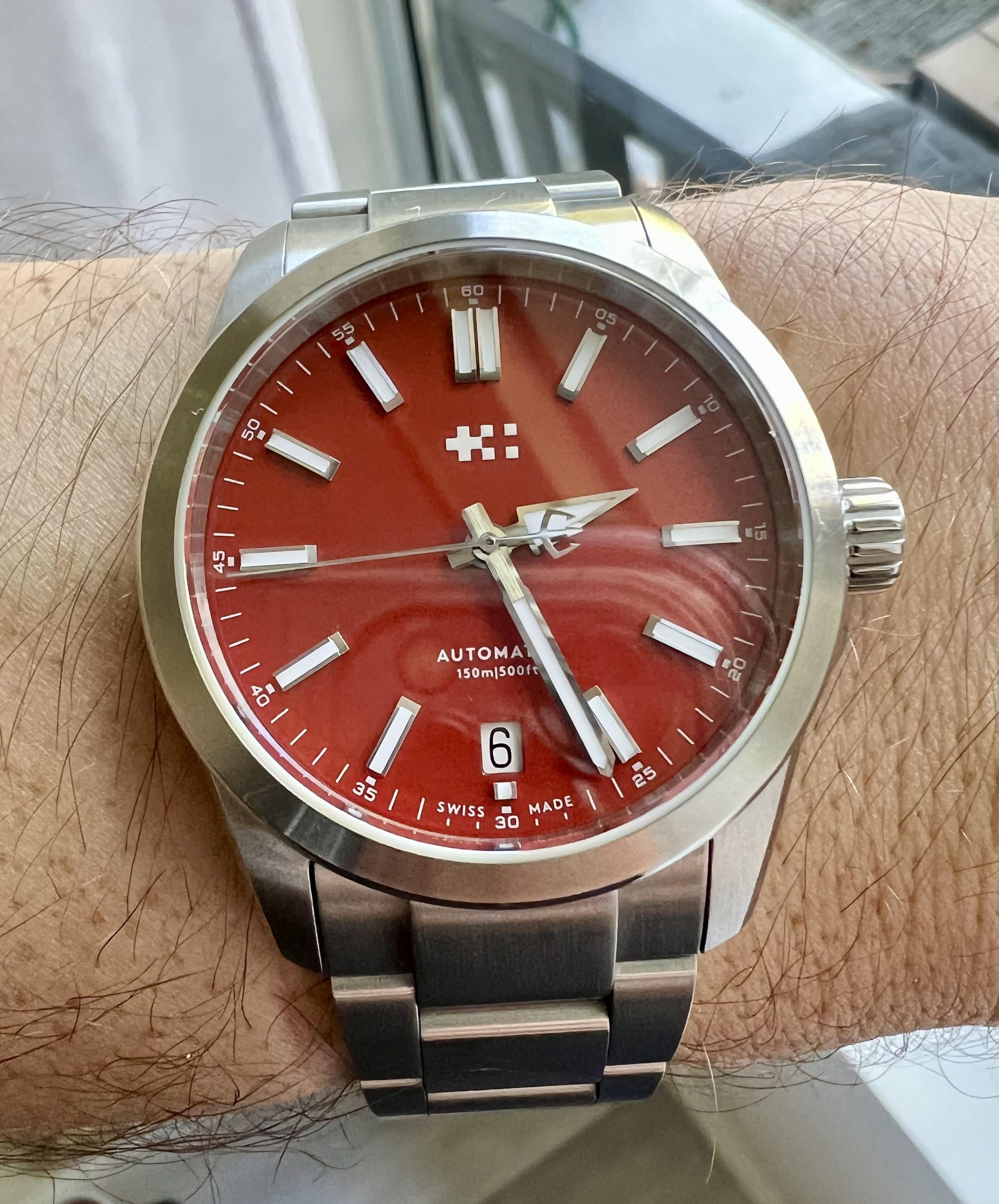 WTS] Christopher Ward Sealander C63 36mm Acer Red (Box and Papers