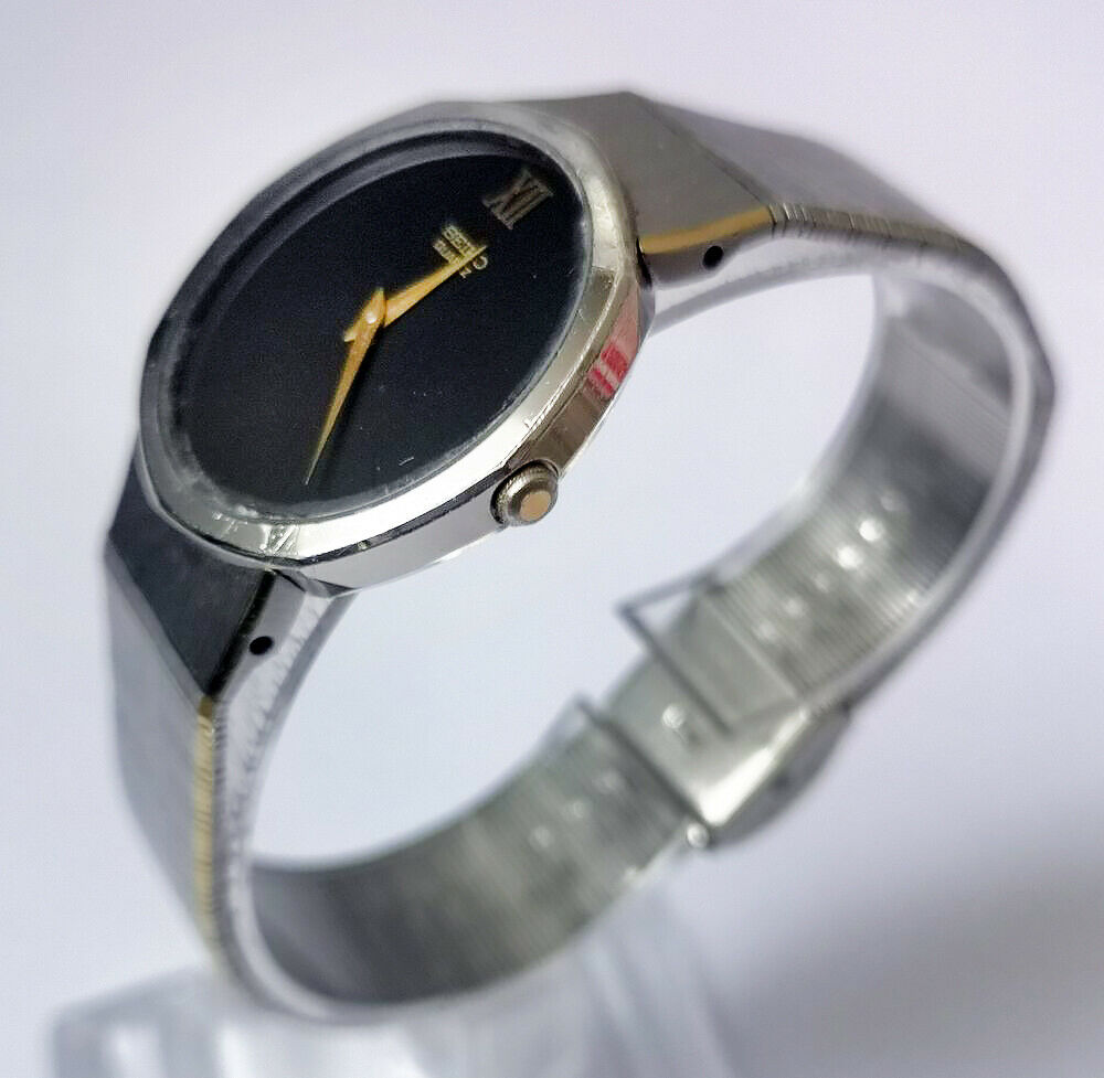 Vintage 1992 rare octagonal Seiko 7430-6000 quartz watch