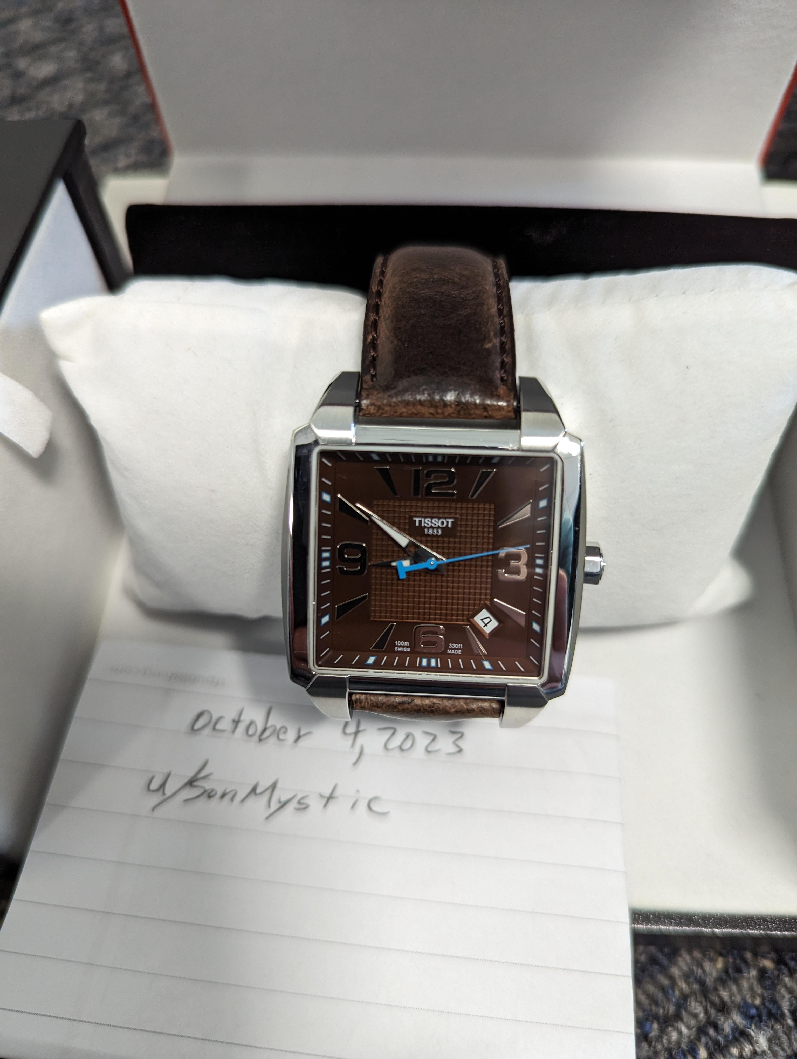 WTS REDUCED Tissot Quadrato rare dress watch in mint condition