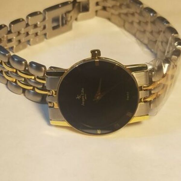 LADIES SWISS JACQUES EDHO WATCH PARIS 18k GOLD PLATED (NOS  display picture 1