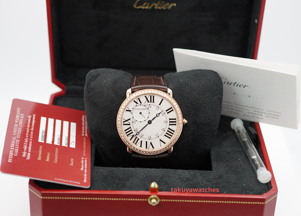 WR007001 Cartier Ronde Louis Cartier Rose Gold