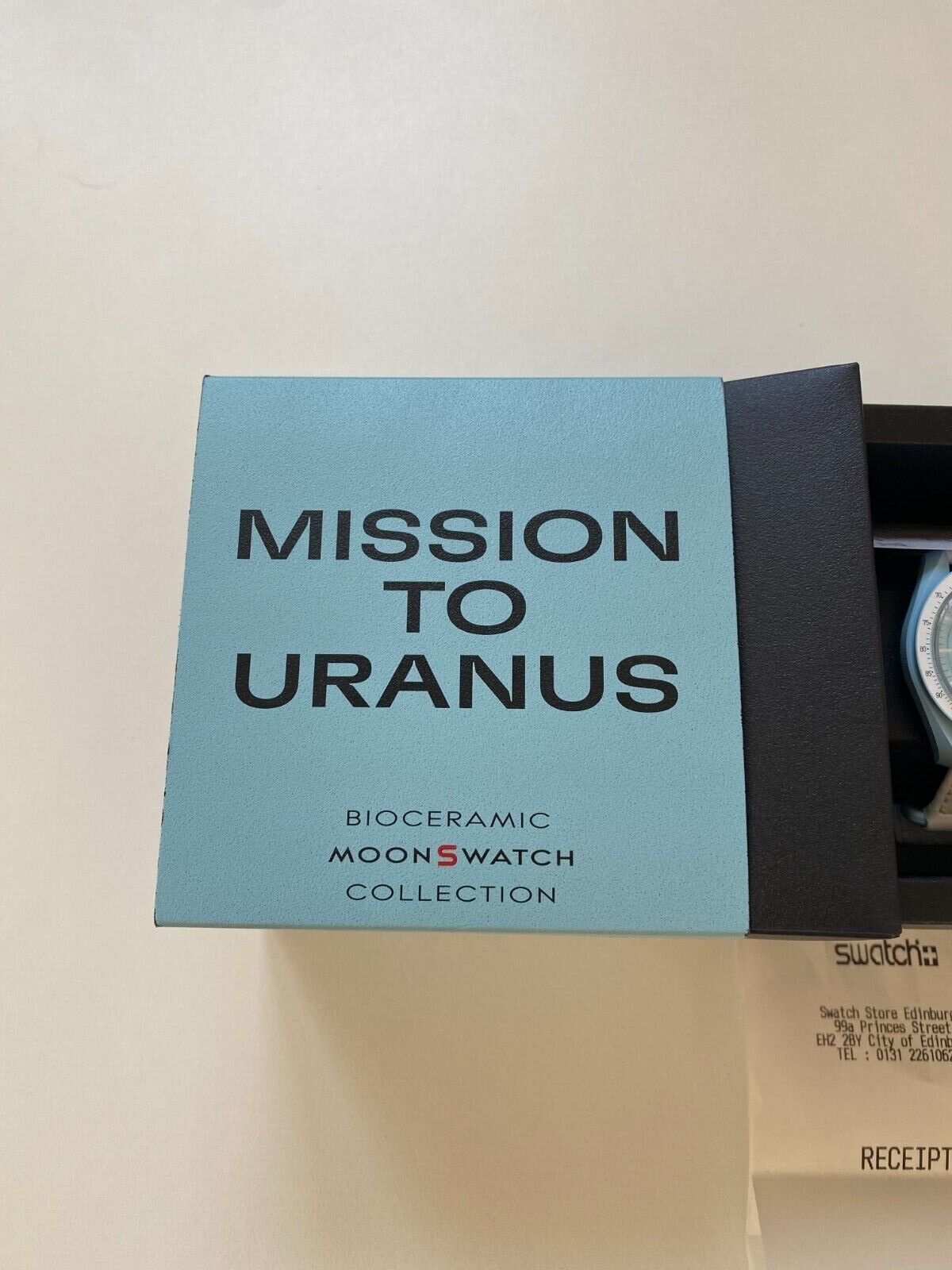 Swatch Omega Mission To Uranus ✓ BRAND NEW + RECEIPT - NEXT DAY 