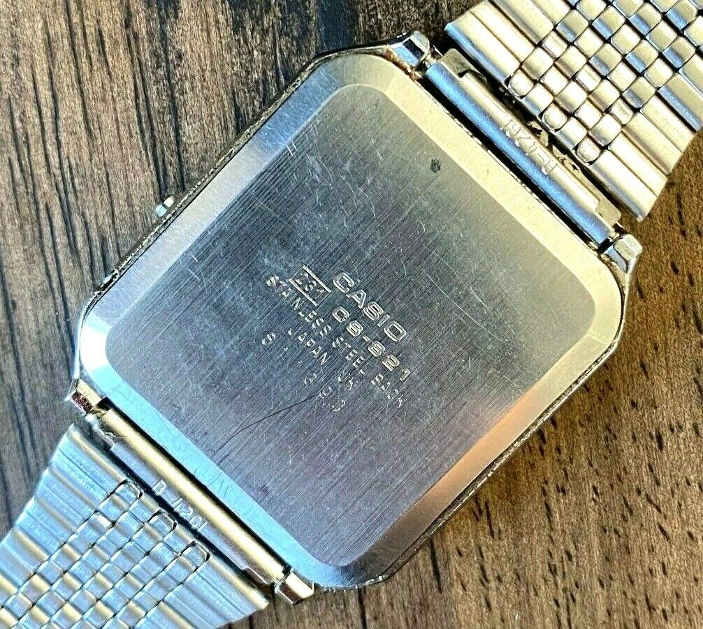 RARE Vintage 1982 Casio CS-821 Digital Calculator Watch Made in