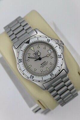 Tag Heuer 972.013 Gray 2000 SS Watch Women Men Midsize Sport