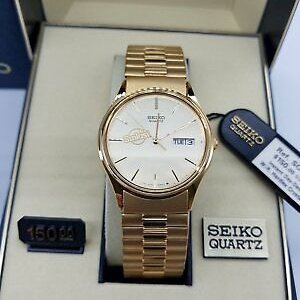 Vintage Seiko Sunkist Quartz Watch w/Day & Date JH297