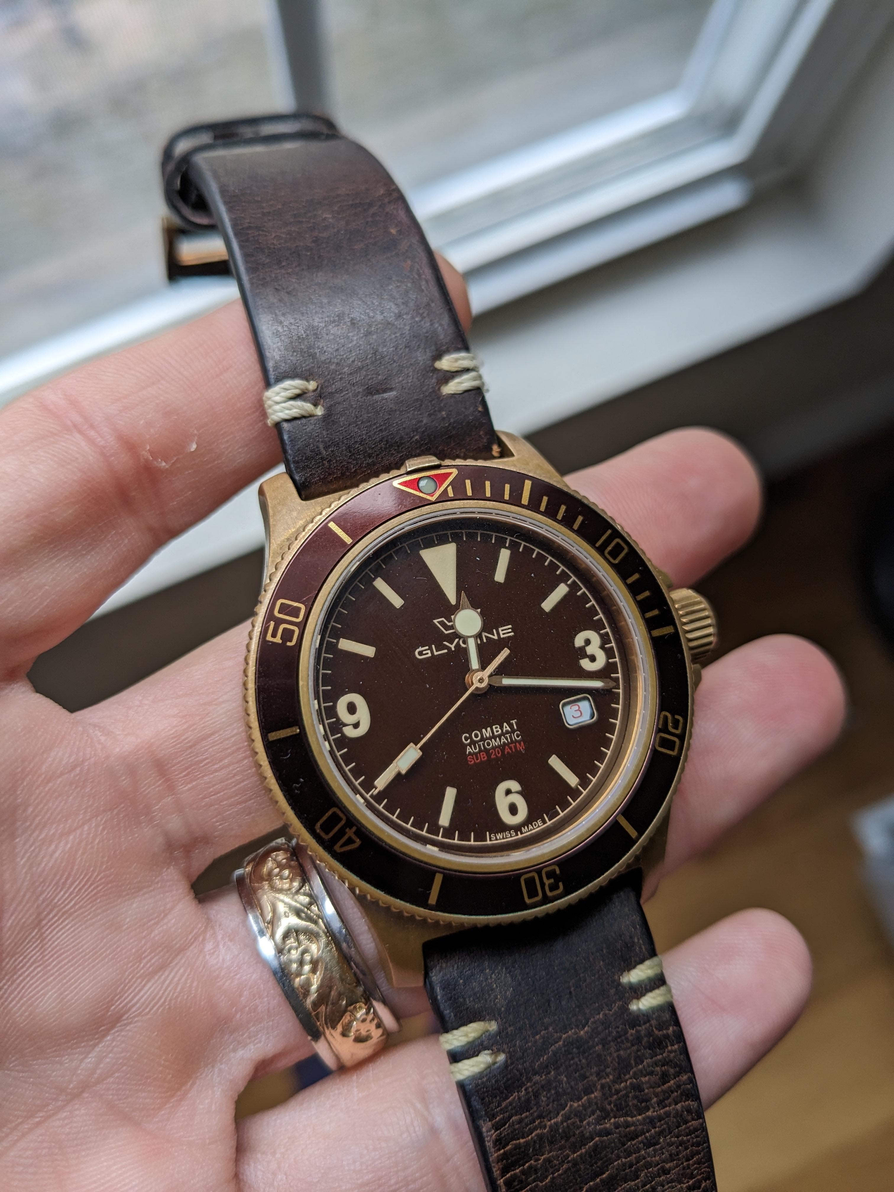 WTS Glycine GL0267 Combat Sub Bronze Mass drop Edition