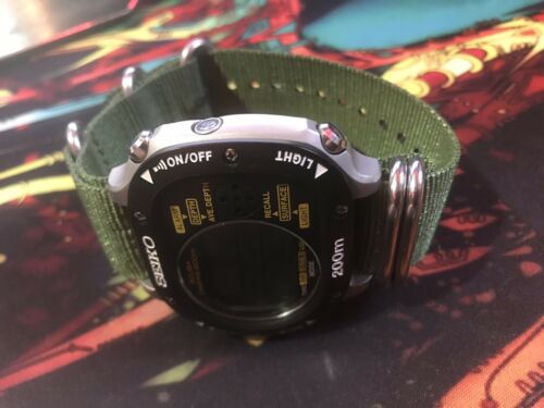 1990 Vintage Seiko Scuba Master Watch M726-5A00 Near Perfect