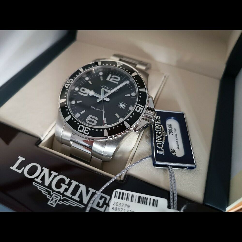 Longines HydroConquest Men s Watch L38404566 May 20 Full Set Qtz