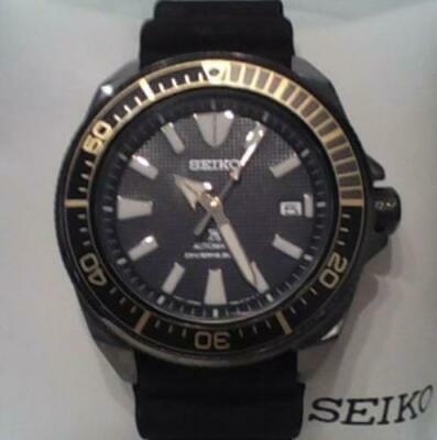 seiko srpb55 mens black ion prospex automatic dive watch