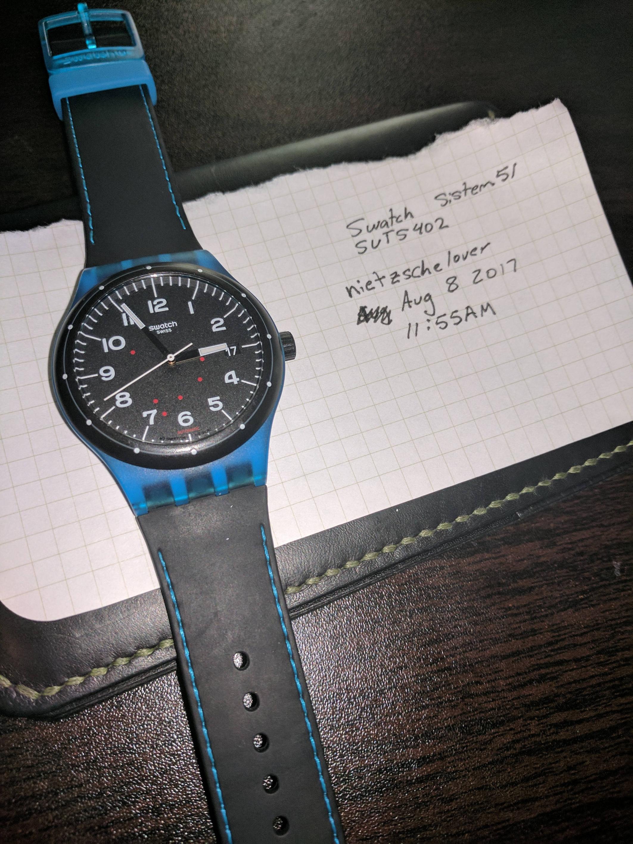 WTS] Swatch Sistem51 SUTS402 | WatchCharts
