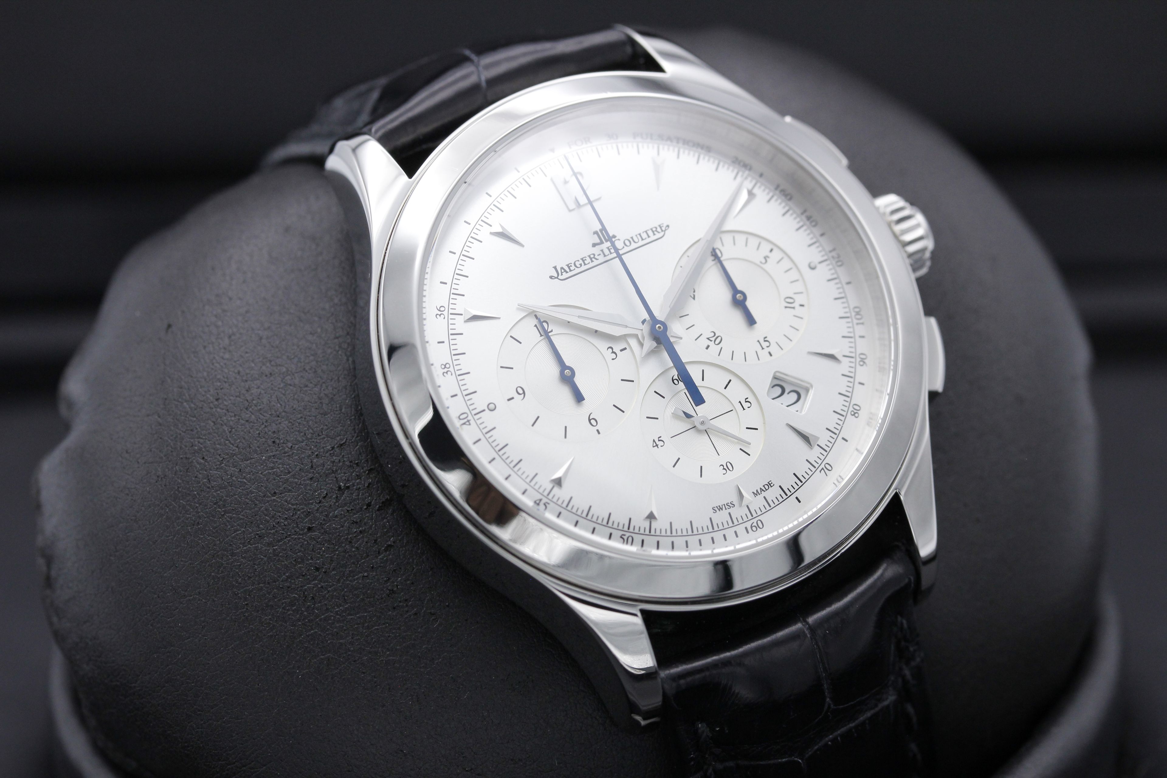 FSOT Jaeger LeCoultre Master Chronograph Silver Dial