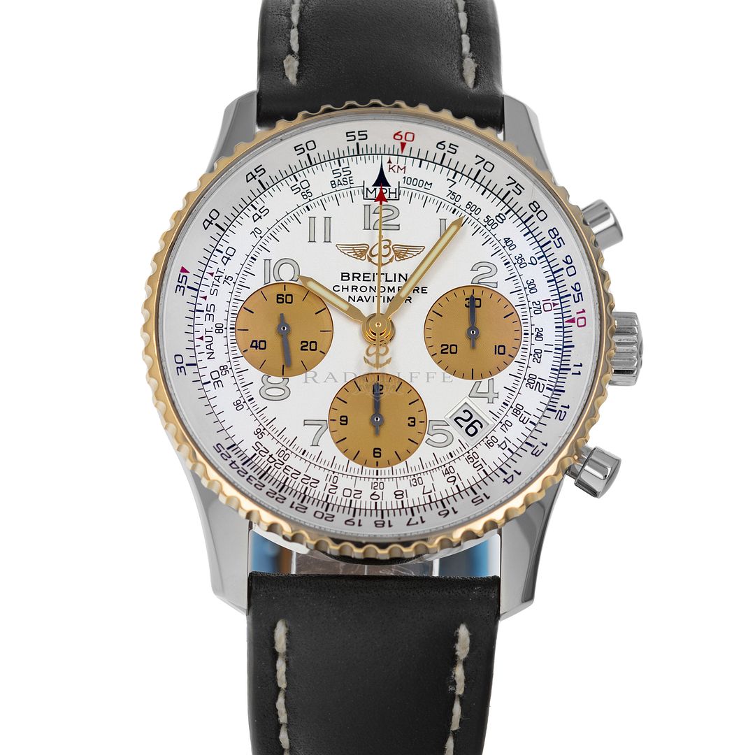 FS- Breitling D23322 Navitimer Chronograph Steel & 18k Yellow Gold ...