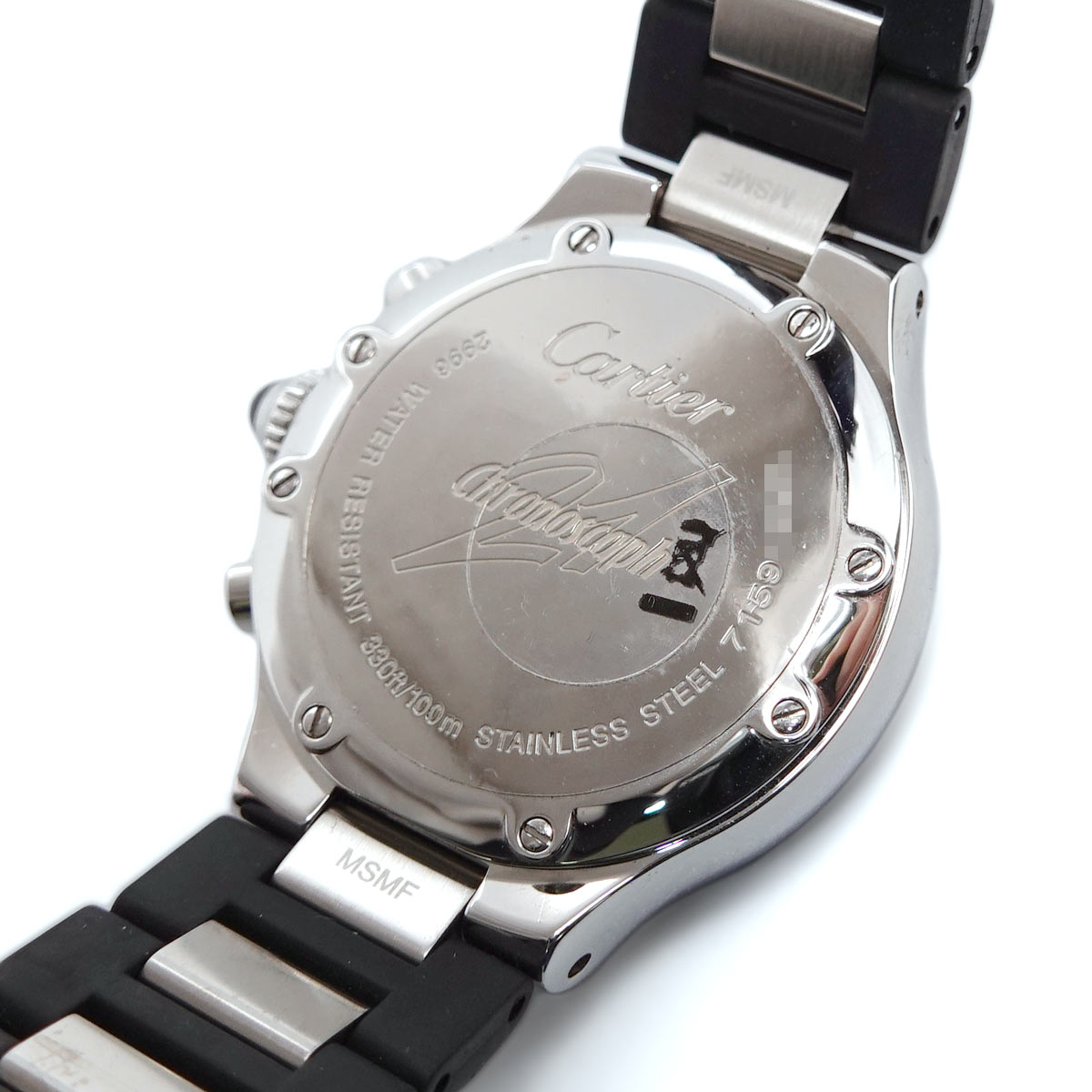 Battery replaced] Cartier Cartier Must 21 Chronoscaph SM 