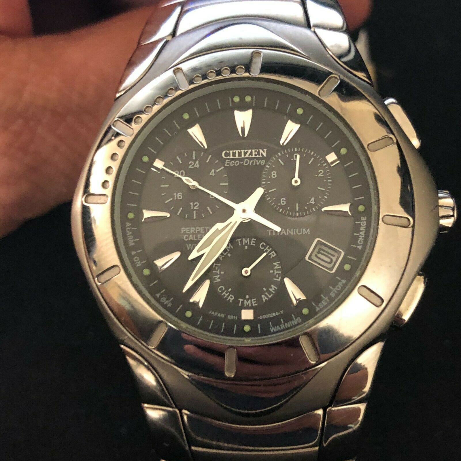 Citizen alarm clearance chronograph titanium