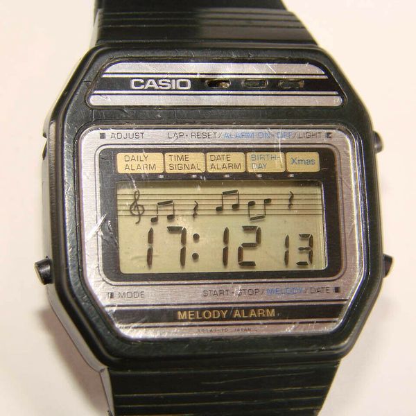 Casio M12 82H108 Melody Alarm Chrono mod. QW-82, 1980 Japan Casio M12 82H108 Melody Alarm Chrono mod. QW-82, 1980 Japan