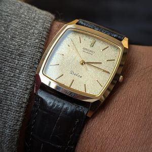 Seiko Dolce 7731 5150 February 1985 Tungsten Carbide Case