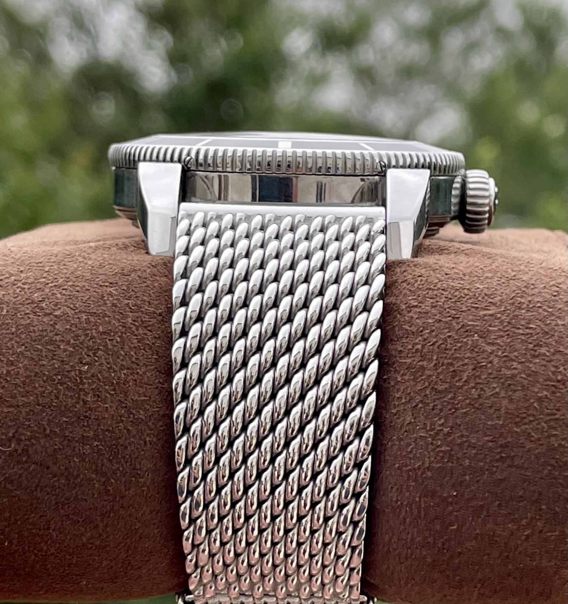 breitling mesh band