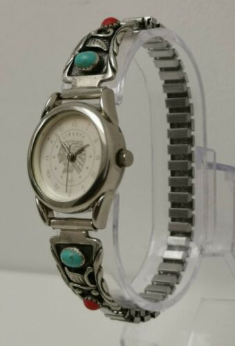 Vtg Liberty 1911 Indian SJC 925 Solid Sterling Silver