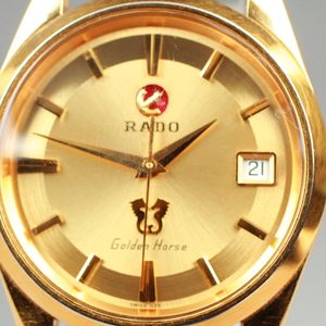 NEAR MINT】 Vintage RADO Golden Horse 633.3673.2 Gold Men's AT