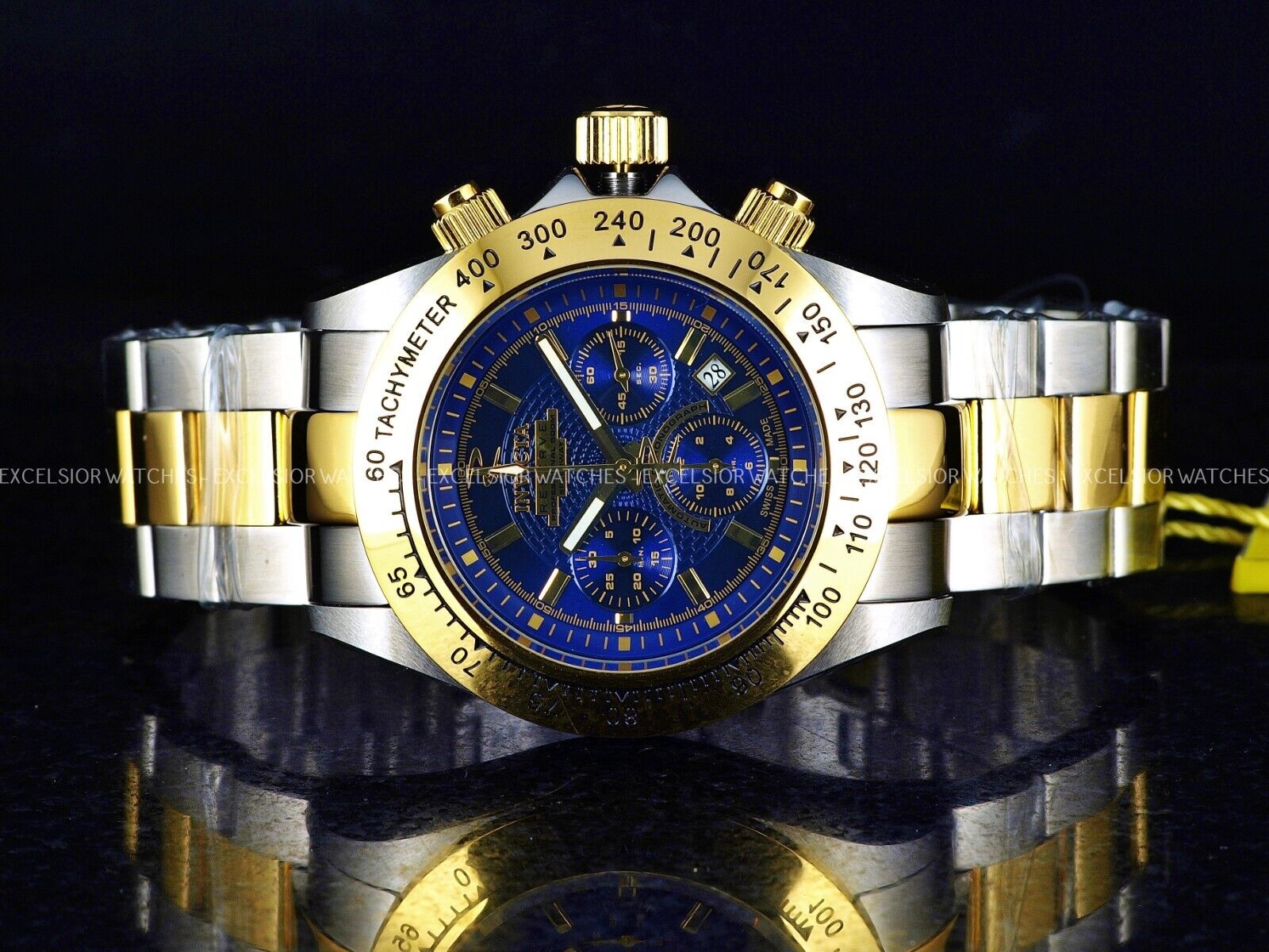 NEW Invicta Reserve 47mm Speedway 57 jewel Dubois Depraz Automatic