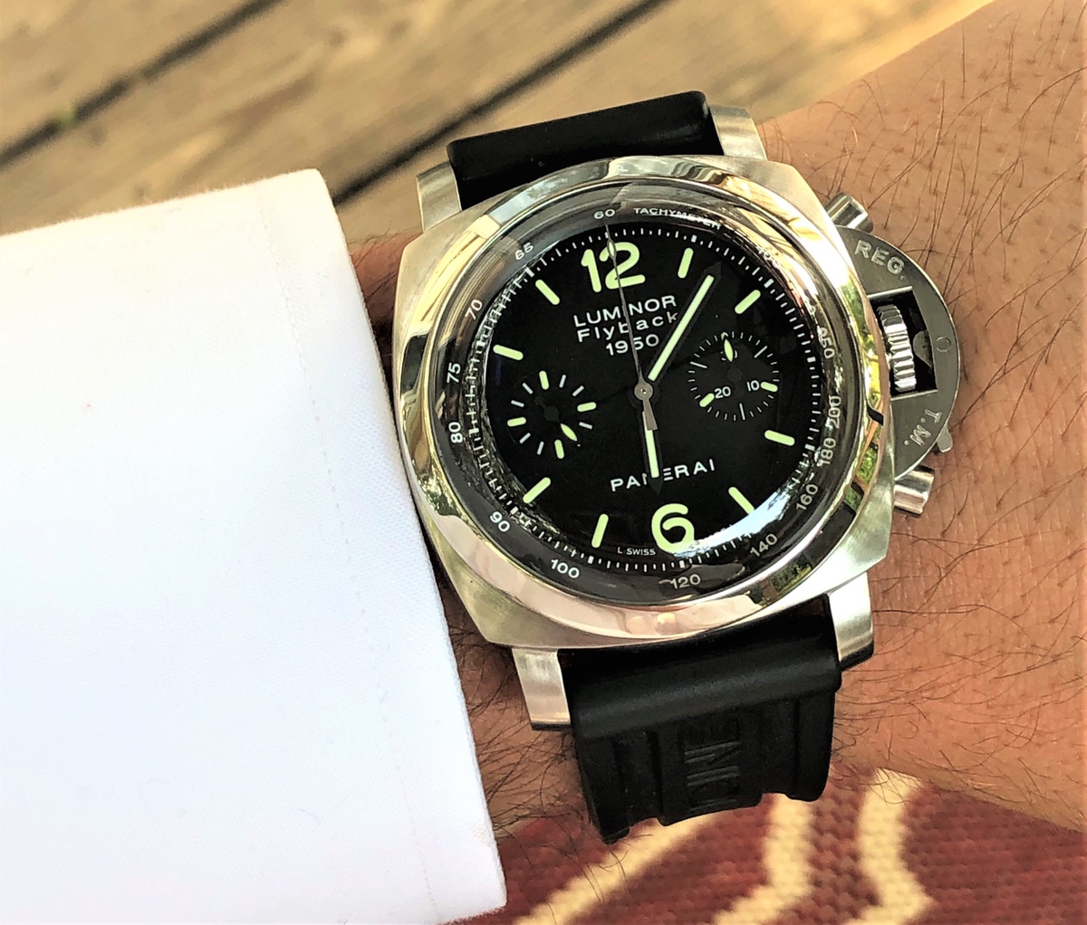 FS Panerai Luminor 1950 3 Days Chrono Flyback PAM00212 PAM 212