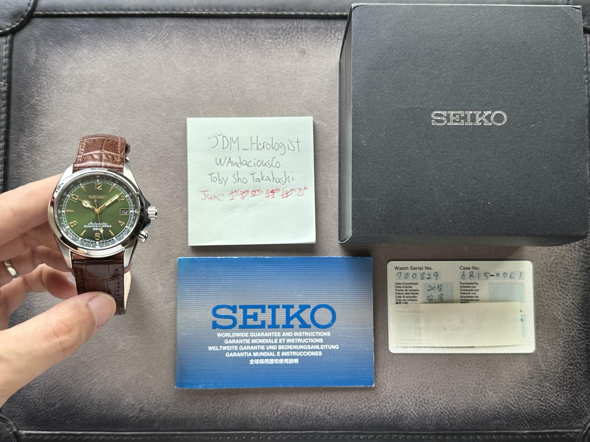 Seiko discount alpinist discontinued