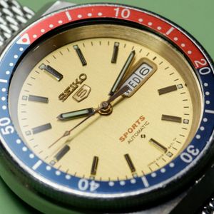 Seiko 5 Sports 6309-836B Pepsi Gold | WatchCharts