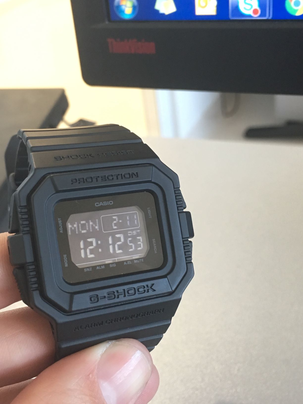 FS: Casio G-Shock DW-D5500BB-1ER 60 EUR | WatchCharts