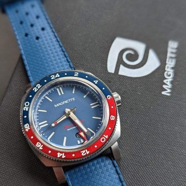 [$650 USD] Magrette Moana Pacific Waterman GMT | WatchCharts Marketplace