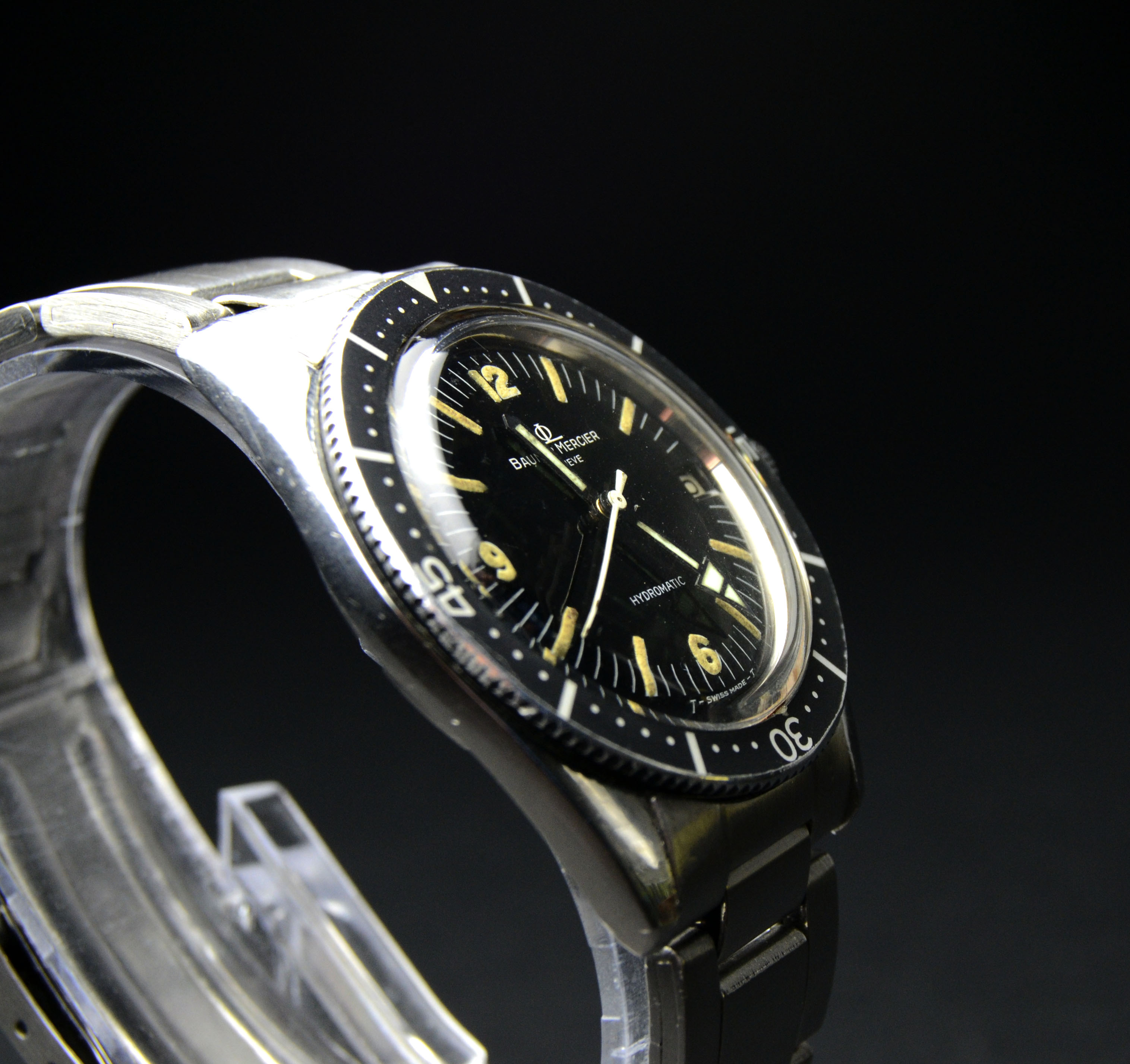 WTS Baume Mercier Hydromatic Stunning Vintage Diver from 1960