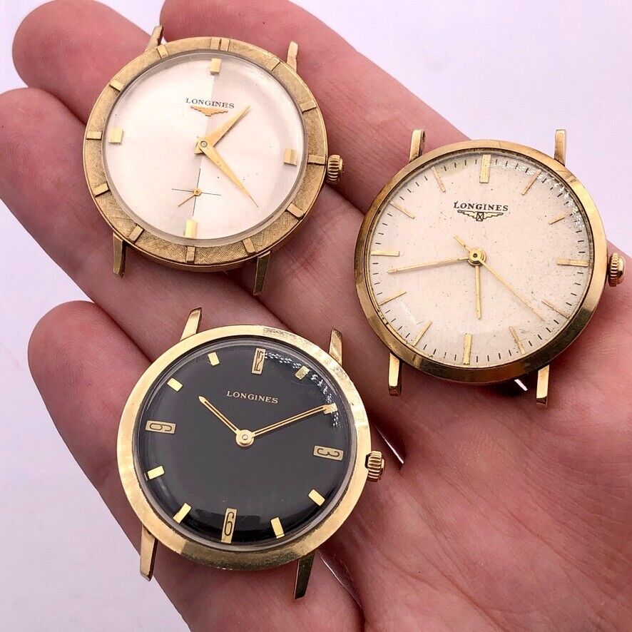 Vintage Watches Lot 3 Longines Heads 23 ZS All Run 1