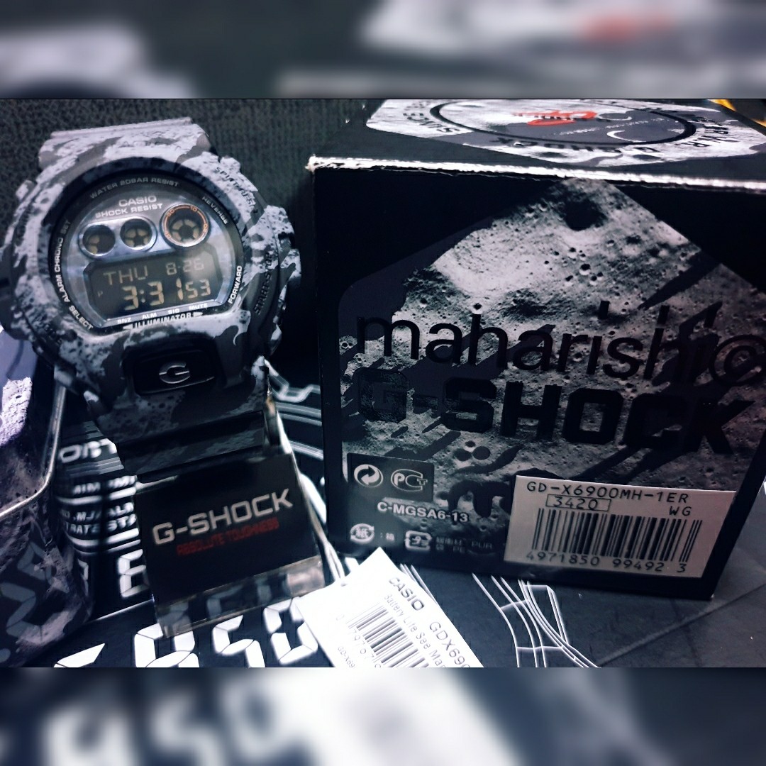 Maharishi g cheap shock watch