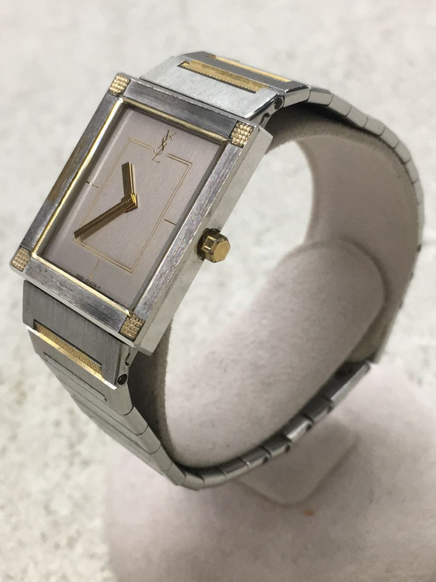 Used] YVES SAINT LAURENT Made in CITIZEN/Made in Japan/Quartz