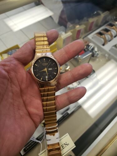 Vintage Citizen Quartz Mens Gold Tone Dress Watch New  display picture 3