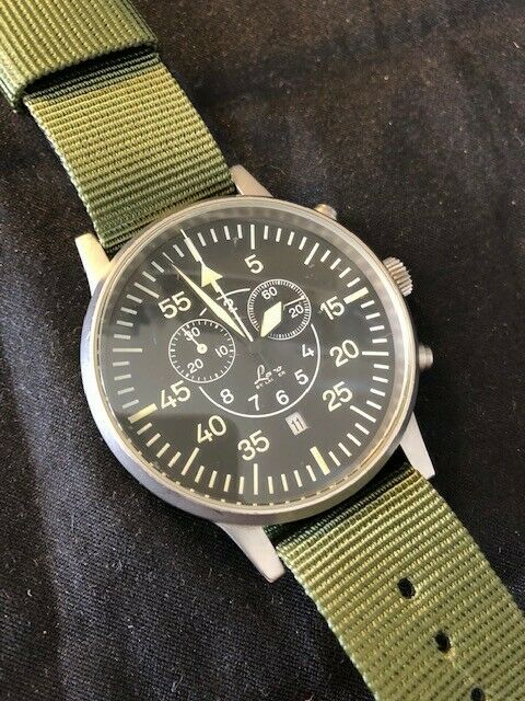 2022年最新入荷 Laco クオーツクロノグラフ ISA 8161.201 - 時計