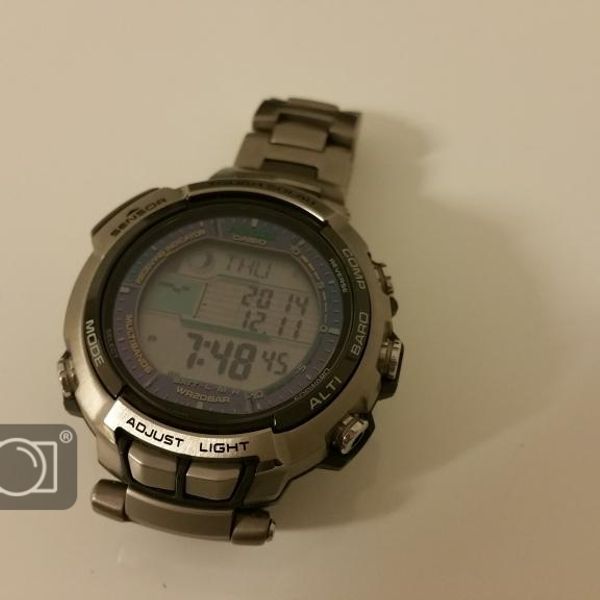 FS: CASIO PRX-2500 MANASLU TITANIUM CASE and BRACELET $SOLD or best ...